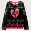 Jesus Heals Pink Heart Christian Ugly Christmas Sweater