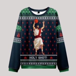 Jesus Is Rizzen Ugly Sweater Design Christmas Christian Sweater