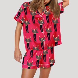 Jumping Musk Short Sleeve Pajama Set