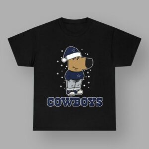 Just A Chill Guy Chill With Cowboys Christmas Shirt