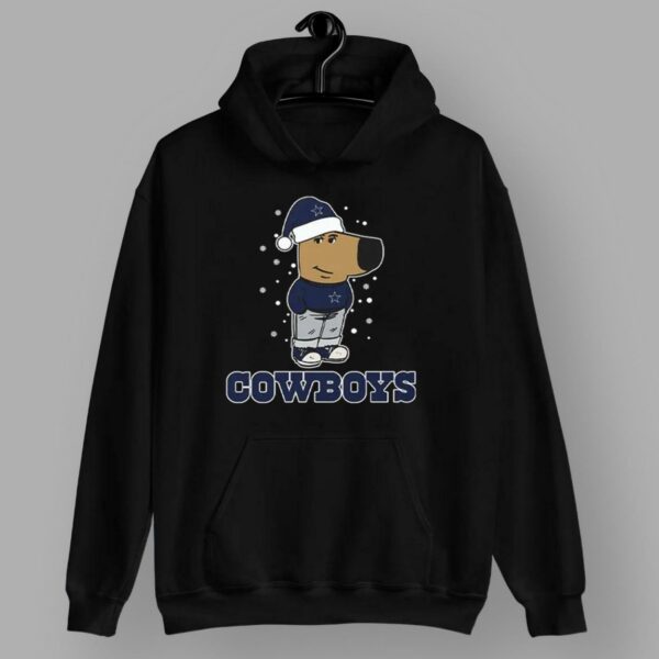 Just A Chill Guy Chill With Cowboys Christmas Shirt