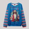 Let's Party Like It's My Birthday Ugly Sweater Design Christmas Christian Sweater