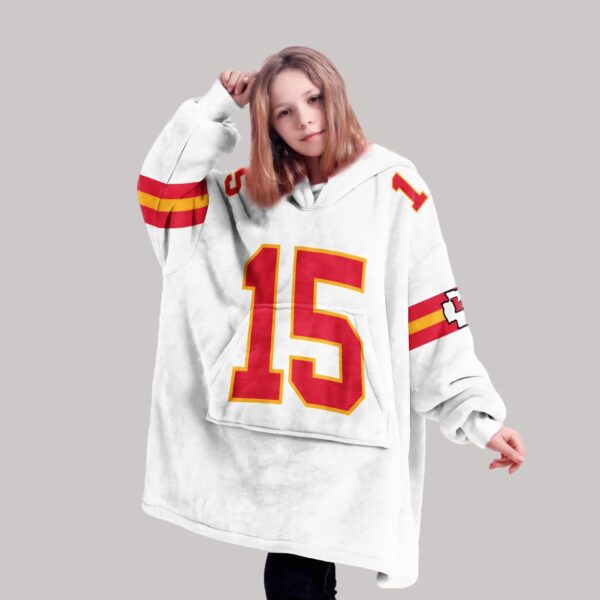 Mahomes PM 15 Kansas City Football Unisex Blanket Hoodie2