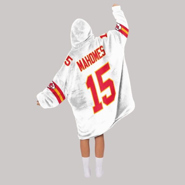 Mahomes PM 15 Kansas City Football Unisex Blanket Hoodie3