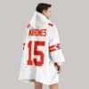 Mahomes PM 15 Kansas City Football Unisex Blanket Hoodie4