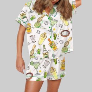 Make Margarita Satin Pajama Set