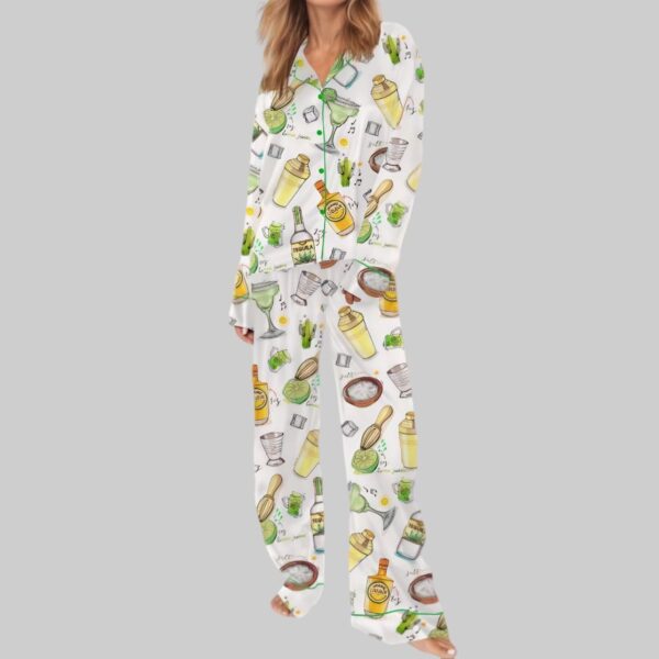 Make Margarita Satin Pajama Set2