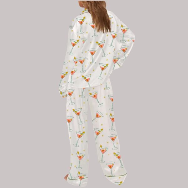 Martini Glasses Cocktail Pajama Set 3