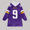 McCarthy 9 Minnesota Football Unisex Blanket Hoodie