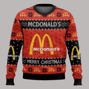 McDonalds Fast Food Ugly Christmas Sweater