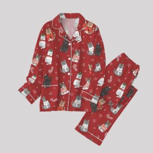 Meowy Christmas Pajamas Set