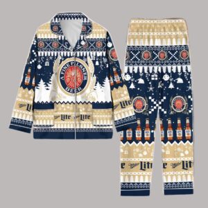 Miller Lite Pajamas Christmas Set