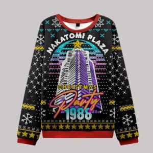 Nakatomi Plaza Christmas Party 1988 Ugly Sweater