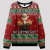 No Gift No Lift Fitness Theme Ugly Sweater (1)