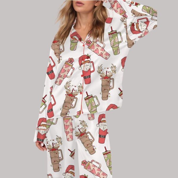 Obsessive Cup Disorder Christmas Satin Pajama Set