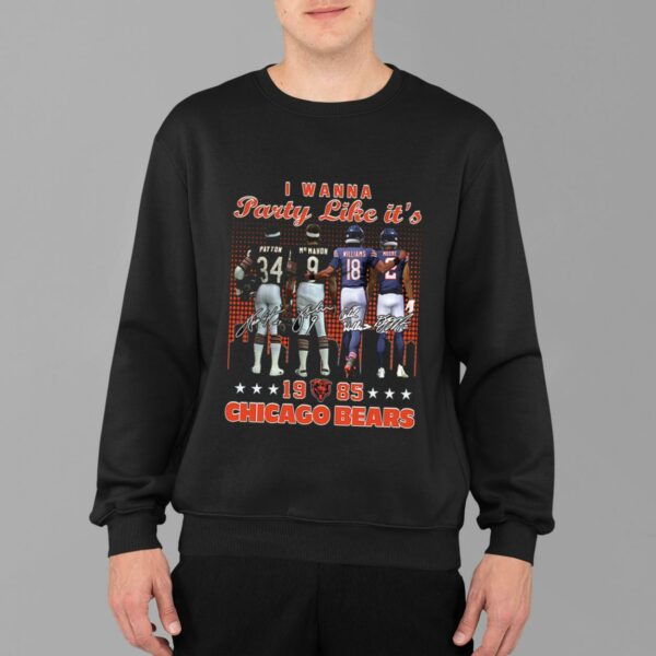 Payton Mc Mahon Williams Hoore I Wanna Party Like It's Bears Football Shirt