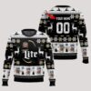 Personalized Black Miller Lite Ugly Sweater2