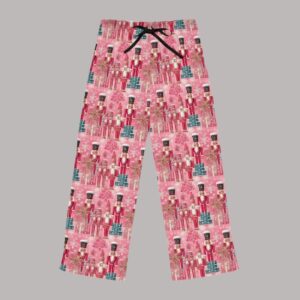 Pink Christmas Nutcracker Pajama Pants1