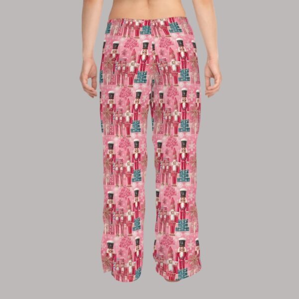 Pink Christmas Nutcracker Pajama Pants3