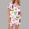 Preppy Coquette Golf Satin Pajama Set1