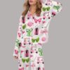 Preppy Coquette Golf Satin Pajama Set4