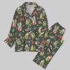 Santa Pickles Reindeer Pickles Christmas Pajama Set