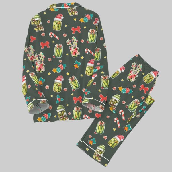 Santa Pickles Reindeer Pickles Christmas Pajama Set2