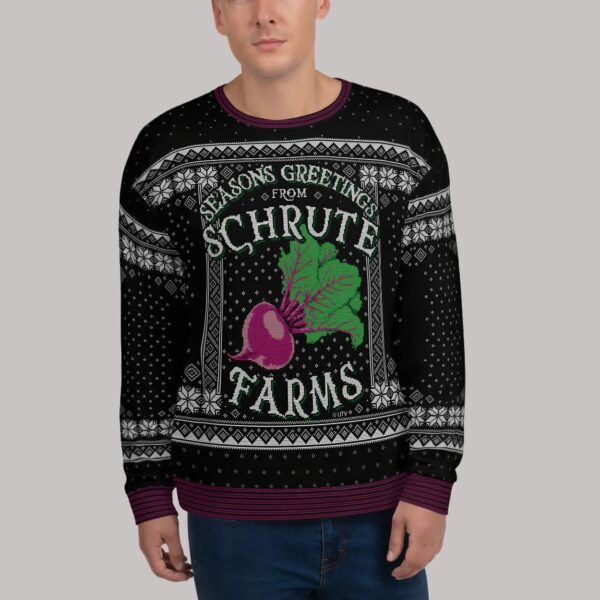 Seasons Greetings From Schrute Farms Ugly Sweater1