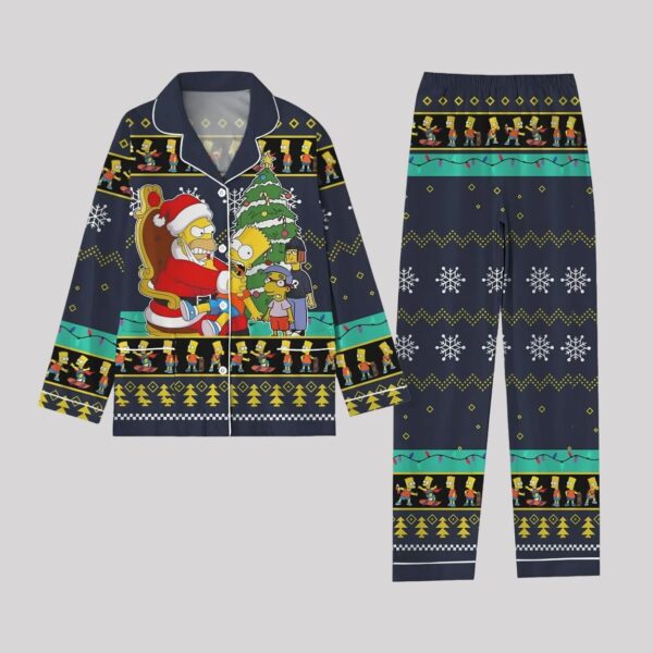 Simpsons Family Chirstmas Pajamas Set1