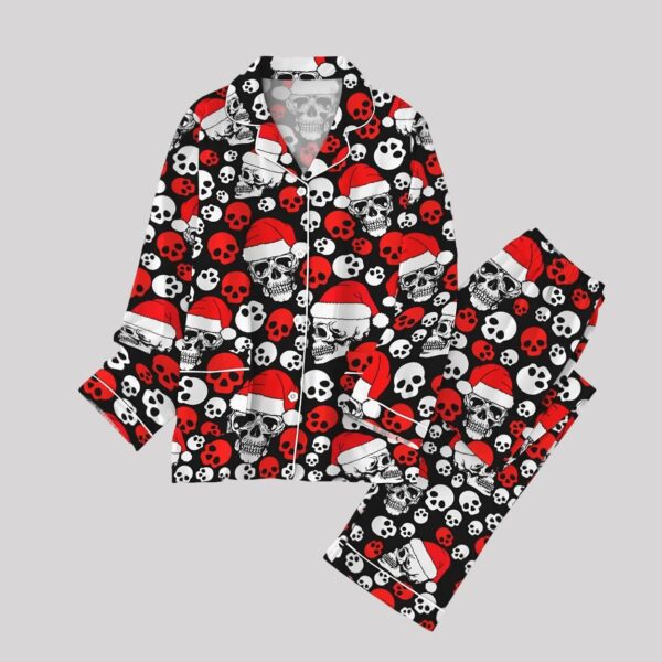 Skull Santa Pajamas Set