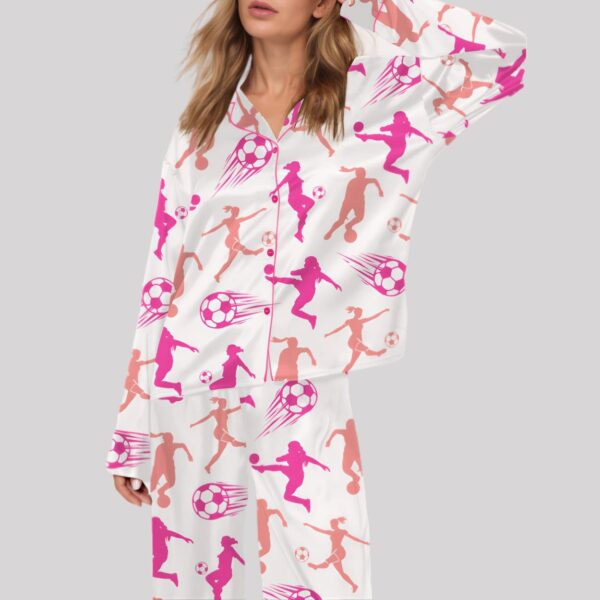 Soccer Girl Satin Pajama Set