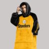 Terrible Towel Pittsburgh Football Unisex Blanket Hoodie4