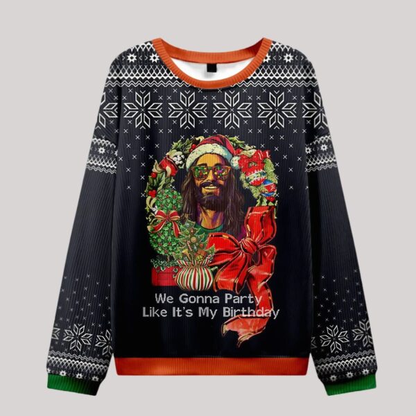 We Gonna Party Christian Ugly Christmas Sweater