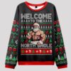 Welcome To The North Swole Theme Ugly Sweater