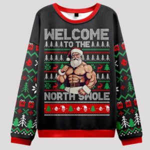 Welcome To The North Swole Theme Ugly Sweater