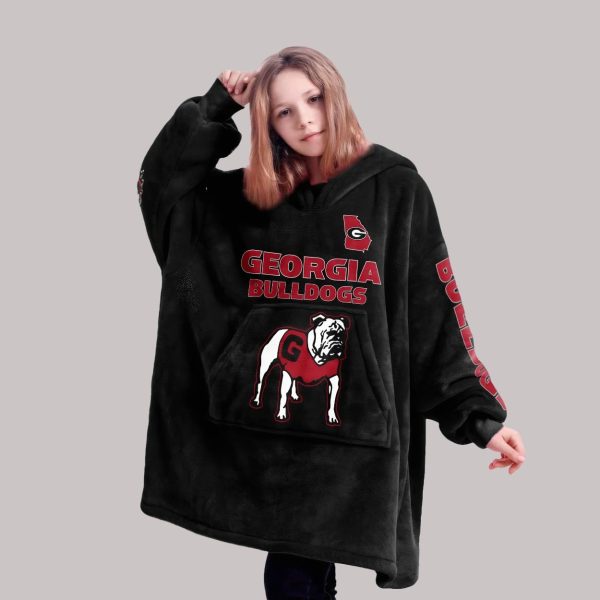 2024 Champions Georgia Football Unisex Blanket Hoodie