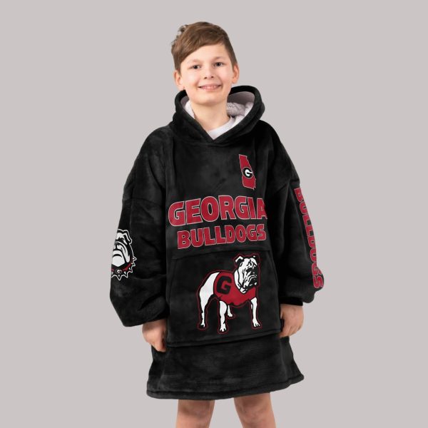 2024 Champions Georgia Football Unisex Blanket Hoodie