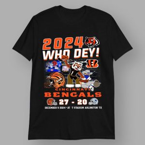 2024 Who Dey Bengals 27 20 Cowboys December 9 2024 Shirt