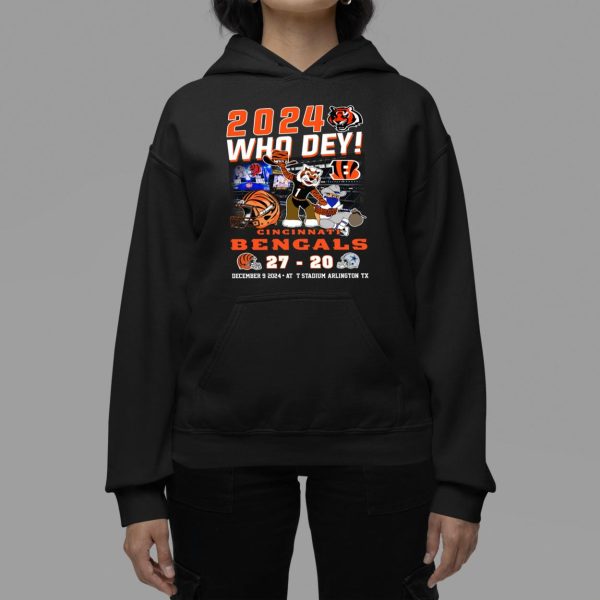 2024 Who Dey Bengals 27 20 Cowboys December 9 2024 Shirt