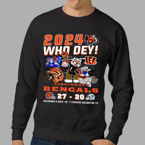 2024 Who Dey Bengals 27 20 Cowboys December 9 2024 Shirt