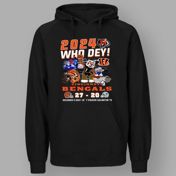 2024 Who Dey Bengals 27 20 Cowboys December 9 2024 Shirt