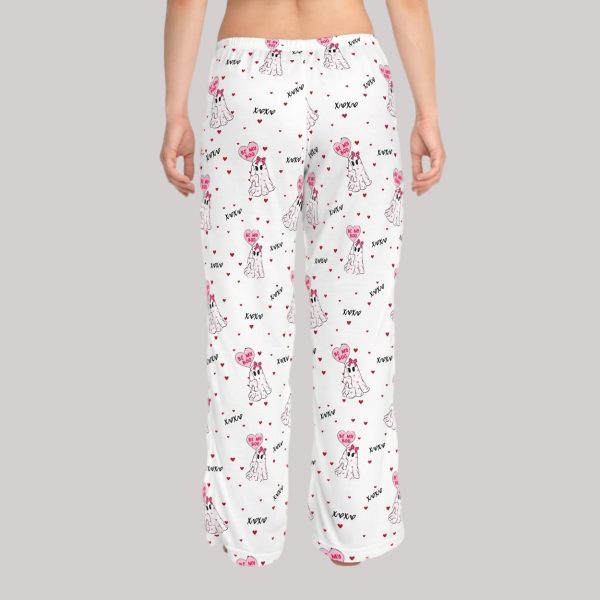 Adorable Ghosts And Heart Balloons Xoxo Pajama Pants