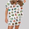 Adventure National Parks Satin Pajama Set3