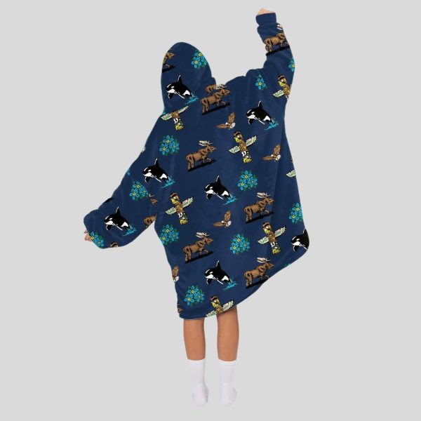 Alaska Adventure Blanket Hoodie