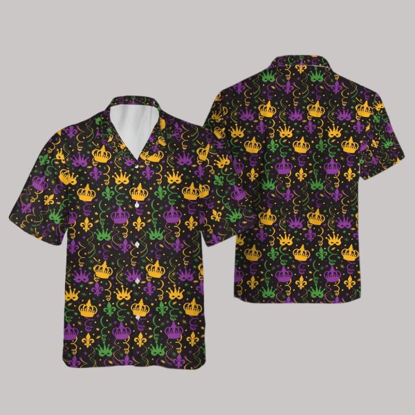 Aloha Mardi Gras Hawaiian Shirt