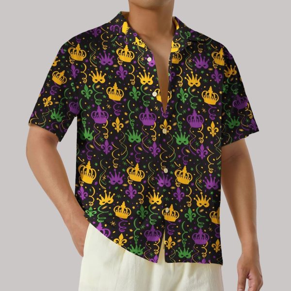 Aloha Mardi Gras Hawaiian Shirt