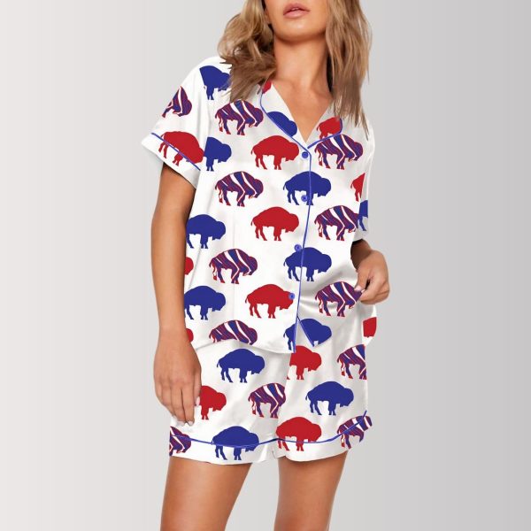 American Buffalo Graphic Pajama Set