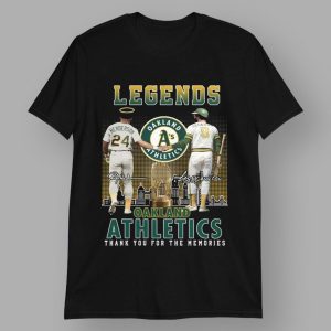 Athletics Legends Henderson And Jackson Thank You For The Memories Shirt