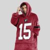 Beck 15 Georgia Football Unisex Blanket Hoodie4