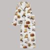 Bee Strong Sunflower Satin Pajama Set